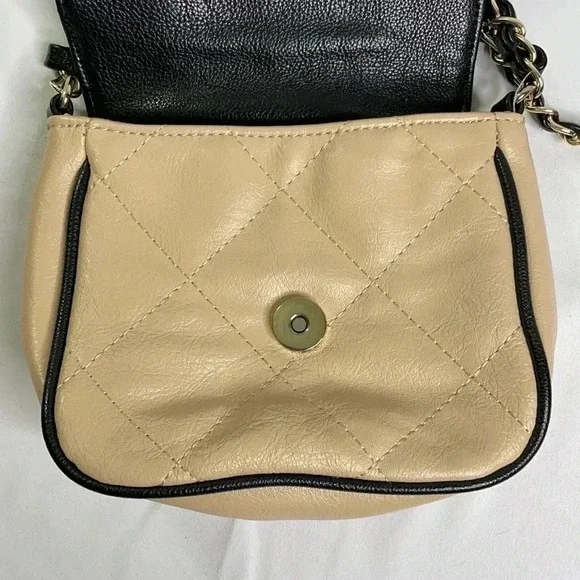Aldo Black Cream Crossbody Purse - Picture 7 of 14